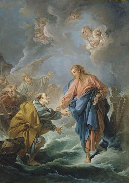 Saint Peter Attempting to Walk on Water